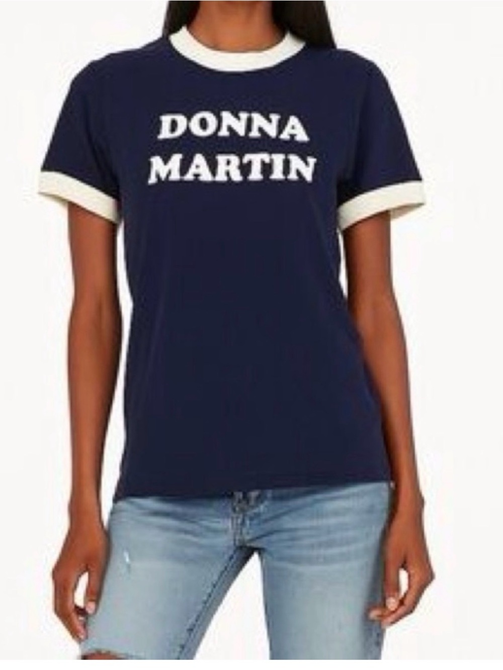 NEW Recycle Karma Dona Martin 90210 graphic tee die S